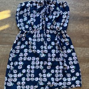 Sleeveless floral dress